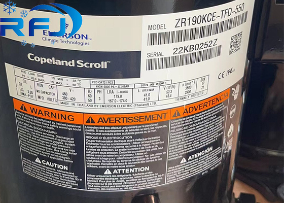Купить 15 л. с. Emerson Copeland Scroll компрессор ZR190KCE-TFD-550 ZR Серия R410a online manufacture