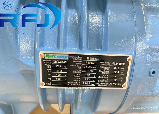 Купить Хладитель R404a 22,4kw SP4H300E 30HP винтовой компрессор для хранения в холодном состоянии online manufacture