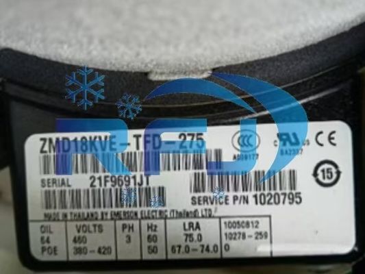 Купить Компрессор для охлаждения скруткой Copeland ZMD18KVE-TFD-275 Рефрижератор R410A online manufacture