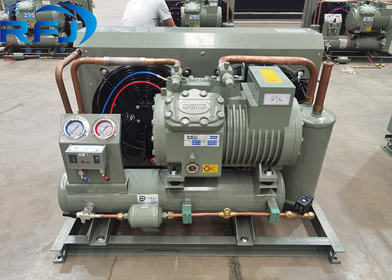 Купить 3-5 HP полугерметический низкотемпературный конденсационный агрегат с воздушным охлаждением компактный размер online manufacture