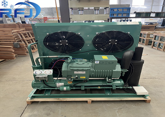 2 HP полугерметический низкотемпературный конденсационный агрегат с воздушным охлаждением для холодильных систем