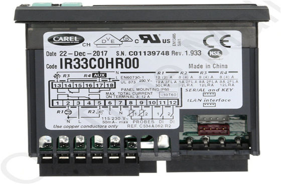 регулятор Carel IR33C0HR00 влажности температуры 8A CCC